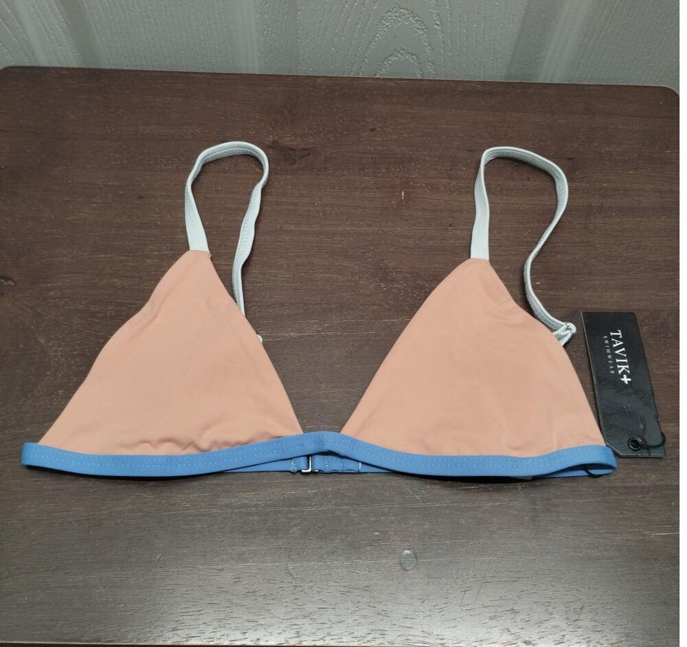 Tavik NWT Size Small Zepplin Swimsuit Separates Desert Clay Bikini TOP Only